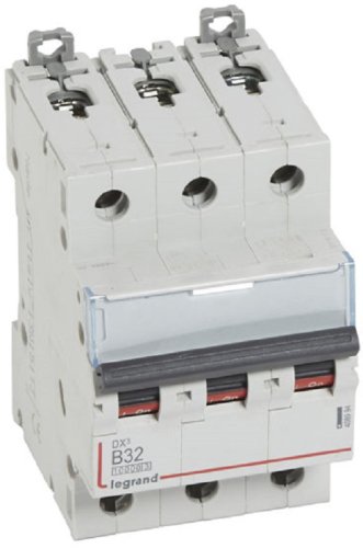 Выключатель автоматический Legrand DX3-E 10000 3п 32А B 16кА картинка